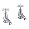 Burlington Birkenhead Traditional Cross Head Cloakroom Taps - BI1 | Stylish & Durable Tap for Bathrooms -Bathroom Sales Shop BI1 CO