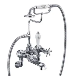 Burlington Birkenhead Traditional Wall Mounted Bath Shower Mixer Tap - BI17 | Stylish & Durable