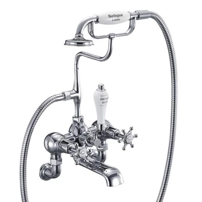 Burlington Birkenhead Traditional Wall Mounted Bath Shower Mixer Tap - BI17 | Stylish & Durable 3 Burlington Birkenhead Traditional Wall Mounted Bath Shower Mixer Tap - BI17 | Stylish & Durable