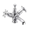 Burlington Birkenhead Traditional Basin Monobloc Tap with Sprung Waste - BI6 -Bathroom Sales Shop BI6 CO