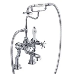 Burlington Birkenhead Traditional Bath Shower Mixer Tap - BI15 | Classic Design | Durable Finish -Bathroom Sales Shop BIR15 CO