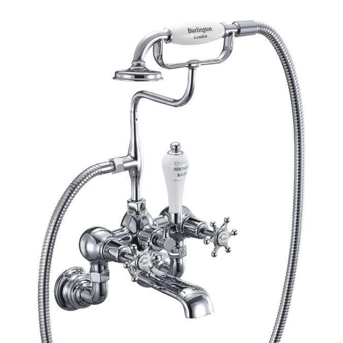Burlington Birkenhead Traditional Wall Mounted Bath Shower Mixer Tap - BI17 | Stylish & Durable 4 Burlington Birkenhead Traditional Wall Mounted Bath Shower Mixer Tap - BI17 | Stylish & Durable - Image 2