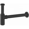 Scudo Minimalist Bottle Trap Matt Black - Elegant Basin Waste Solution -Bathroom Sales Shop BLACK096 CO