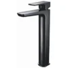 Scudo Muro Black High Riser Basin Mono Tap - Modern Bathroom Tap -Bathroom Sales Shop BLACK244ORB CO