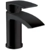 Scudo Belini Black Mono Basin Mixer Tap - Modern Bathroom Faucet -Bathroom Sales Shop BLACK257ORB CO