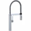 Blanco Culina-S Stainless Steel Kitchen Tap - 517598 | Modern Monobloc Design -Bathroom Sales Shop BLANCOCULINA PVD STEEL PRODUCT SHOT
