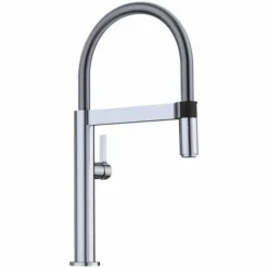 Blanco Culina - S Mini Stainless Steel Monobloc Kitchen Tap - 519844 | Durable & Stylish Design