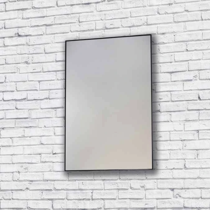 Metro 60 Framed Mirror 600 X 800mm - Black Frame by Origins Living | Elegant Bathroom Mirror 4 Metro 60 Framed Mirror 600 X 800mm - Black Frame by Origins Living | Elegant Bathroom Mirror - Image 2