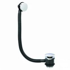 Scudo Chrome Bath Pop Up Waste & Overflow - Premium Quality Bath Wastes & Traps