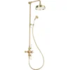 Bali Thermostatic Shower Kit - Brushed Brass | Traditional Shower Valves | Premium Showering Experience -Bathroom Sales Shop Bali Brushed Brass Traditional Shower