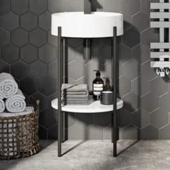 Scudo Minimalist Bottle Trap Matt Black - Elegant Basin Waste Solution -Bathroom Sales Shop Basin trap 1024x1024 1