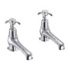 Burlington Anglesey Bath Filler Taps - AN3 | Traditional Style Chrome Finish -Bathroom Sales Shop Burlington AN3 2