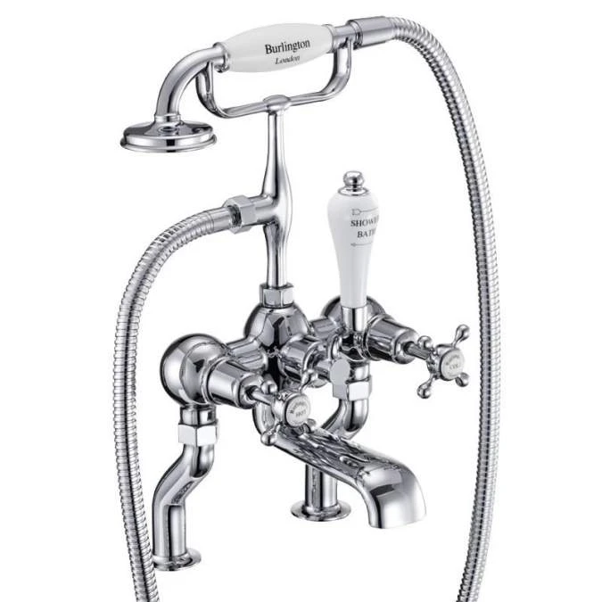 Burlington Claremont Traditional Bath Shower Mixer Tap - Elegant Design & Durable Finish 3 Burlington Claremont Traditional Bath Shower Mixer Tap - Elegant Design & Durable Finish