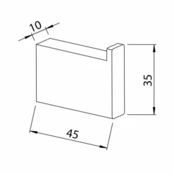 Colour Your Bathroom - Pure Robe Hook - ABACUS Direct - Elegant Bathroom Accessory -Bathroom Sales Shop Colour Your Bathroom Robe Hook Spec