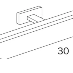 Inda Lea Double Toilet Roll Holder - A1925B | Bathroom Accessory | Stylish & Functional Design -Bathroom Sales Shop ContentsFiles D A1925B