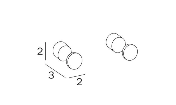 Inda Hotellerie Pair Of Robe Hooks A05610 - Durable Bathroom Accessories 4 Inda Hotellerie Pair Of Robe Hooks A05610 - Durable Bathroom Accessories - Image 2