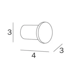 Inda Hotellerie Robe Hook AV420A | Durable Bathroom Accessory -Bathroom Sales Shop ContentsFiles Inda Hotellerie AV420A