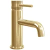 Scudo Core Brushed Brass Mono Basin Mixer Tap | Modern Bathroom Tap -Bathroom Sales Shop Core Basin Mono Mixer CO