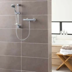 Triton Dene Cool Touch Thermostatic Bar Mixer Shower - Low Pressure | Modern Design | Easy Installation -Bathroom Sales Shop DENE COOL TOUCH