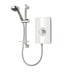 Triton Aspirante Electric Shower 9.5KW - White Gloss | Efficient & Stylish
