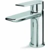 Vema Timea Chrome Basin Mixer Tap (DITS1178) - Modern Bathroom Faucet with Durable Finish -Bathroom Sales Shop DITS1178 CO 1156x742