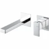 Vema Lys Chrome Wall Mounted Basin Mixer Tap (DITS1218) - Sleek & Modern Design -Bathroom Sales Shop DITS1218 CO 1156x742