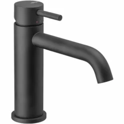 Vema Maira Matt Black Basin Mixer Tap (DITS1226) - Modern Bathroom Faucet