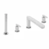 Sagittarius Eclipse 4 Hole Bath Filler Tap - Modern Bathroom Tap -Bathroom Sales Shop EC114C 1