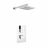 Element Thermostatic Concealed Shower Valve with Fixed Rain Head - Kartell UK | Premium Shower Valves -Bathroom Sales Shop ELEMENTS OPTION2