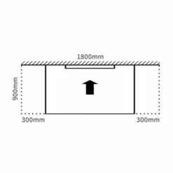 Abacus Infinity Extension Pieces 900 X 300mm - Premium Wetroom Kit Accessory -Bathroom Sales Shop EMIT 90 0309 TECH rd