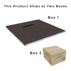 ABACUS Wetroom Level Access Linear End Waste Tileable Tray Kit 900 X 900mm - Premium Wet Room Solution -Bathroom Sales Shop EMK3 EN 0909 IMAGE rd