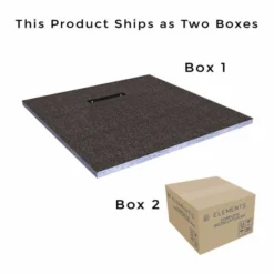 ABACUS Elements Level Access Linear Waste Wetroom Kit 1200 x 1200mm - Premium Wet Room Solution -Bathroom Sales Shop EMK3 EN 1212 IMAGE rd