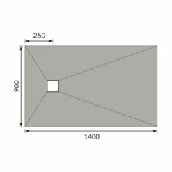 ABACUS Elements Level Access Wetroom Kit 1400 X 900mm End Drain | Premium Wet Room Solution -Bathroom Sales Shop EMKS EN 1409 TECH rd