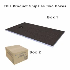 ABACUS Elements Level Access Wetroom Kit 1600 x 900mm End Drain - Premium Wet Room Solution -Bathroom Sales Shop EMKS EN 1609 IMAGE rd