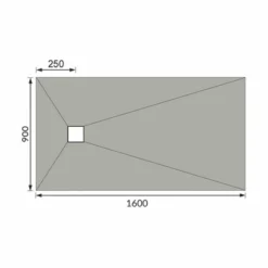 ABACUS Elements Level Access Wetroom Kit 1600 x 900mm End Drain - Premium Wet Room Solution -Bathroom Sales Shop EMKS EN 1609 TECH rd 1