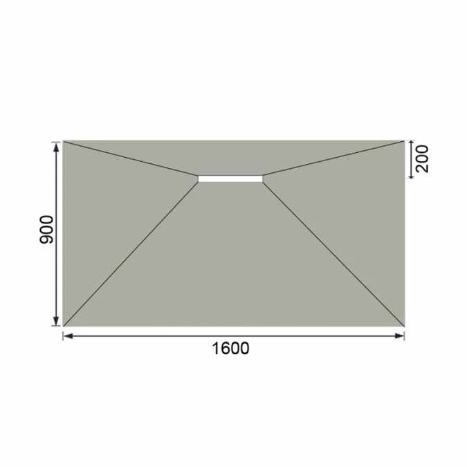 ABACUS Linear 300 Wet Room Tray 900 x 1600mm Offset Drain - Premium Wetroom Solution 4 ABACUS Linear 300 Wet Room Tray 900 x 1600mm Offset Drain - Premium Wetroom Solution - Image 2