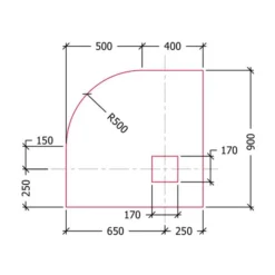 ABACUS Level Access 500 Radius Quadrant Wet Room Shower Tray Kit - 900 x 900mm | Premium Wet Room Solution 11 ABACUS Level Access 500 Radius Quadrant Wet Room Shower Tray Kit - 900 x 900mm | Premium Wet Room Solution -Bathroom Sales Shop EMST 20 1505 TECH