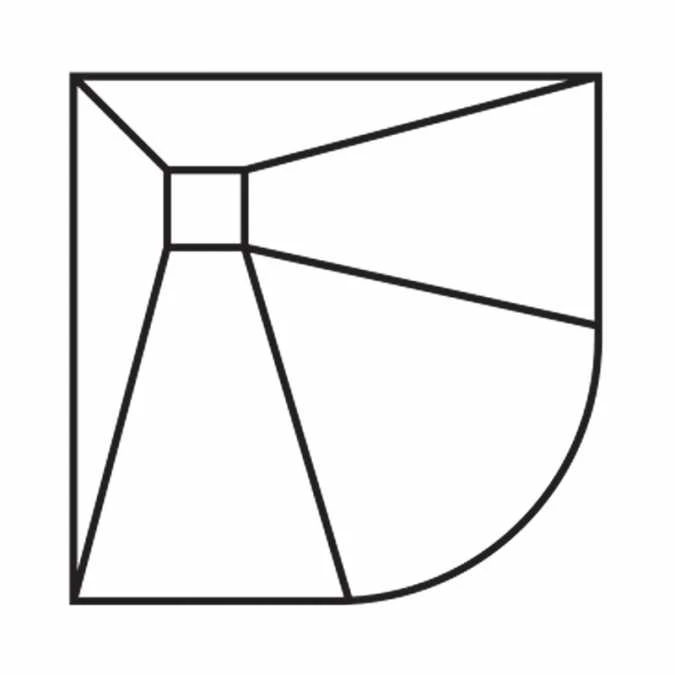 ABACUS Level Access 500 Radius Quadrant Wet Room Shower Tray Kit - 900 x 900mm | Premium Wet Room Solution 8 ABACUS Level Access 500 Radius Quadrant Wet Room Shower Tray Kit - 900 x 900mm | Premium Wet Room Solution - Image 6