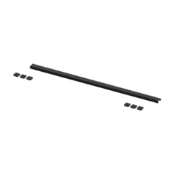 ABACUS Elements Matt Black Linear Infinity Waste Cover 1000mm - Premium Wetroom Kit