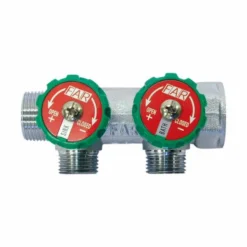 ABACUS Easi-Plan 2 Way Manifold - High-Quality Bathroom Water Distribution Manifold