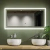 HIB Element 120 LED Ambient Mirror, 600 x 1200 mm – Modern Bathroom Illuminated Mirror -Bathroom Sales Shop Element 120