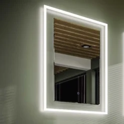 HIB Element 50 LED Ambient Bathroom Mirror, 700 X 500mm - Energy-Efficient & Stylish