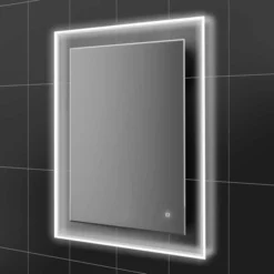 HIB Element 60 LED Ambient Mirror 800 x 600mm - Energy-Efficient Bathroom Mirror with Soft Lighting