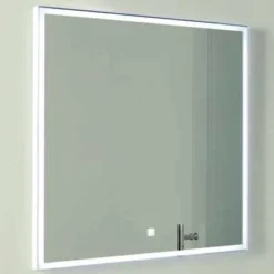 Esk LED Bathroom Mirror - 700mm - Modern Illuminated Bathroom Mirror by Eastbrook