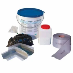 Wedi Fundo Primo Wetroom Tray With Corner Drain - 1500 x 1500mm | Premium Wet Room Kit -Bathroom Sales Shop FSS