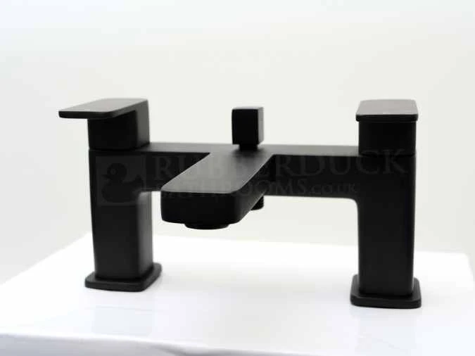 Fife Black Bath Shower Mixer Tap - Highlife Bathrooms | Modern Bathroom Taps 4 Fife Black Bath Shower Mixer Tap - Highlife Bathrooms | Modern Bathroom Taps - Image 2