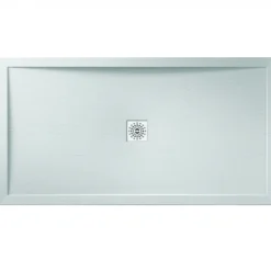 Aquaglass+ 1400mm Smoked Tinted Walk-in Shower Enclosure | Frontline Bathrooms -Bathroom Sales Shop Frontline Designer Stone Shower Tray White