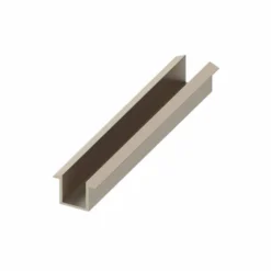 ABACUS Wet Room 10mm Glass Recessed Channel - 1200mm - Brushed Nickel | Premium Wetroom Shower Screen Accessory