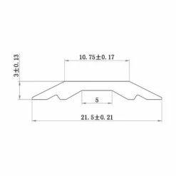 ABACUS Wet Room 10mm Glass Recessed Channel 2000mm - Matt Black | Premium Wetroom Shower Screen Support -Bathroom Sales Shop GCRT 10 10xx TECH Threshold 1