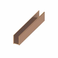 ABACUS Wet Room 10mm Glass Surface Channel 1200mm - Brushed Bronze | Premium Wetroom Shower Screen Support